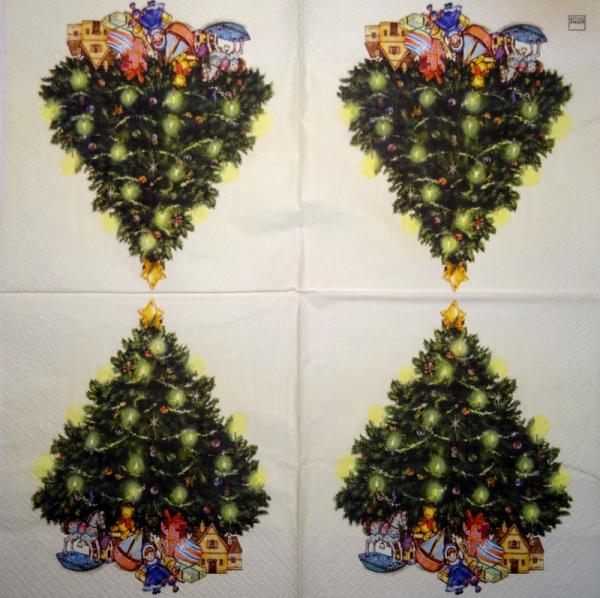195 Christmas Flowers - 3-ply (red) - Ihr